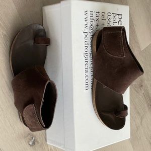 Pedro Garcia, Vania Sandals, size 36, color raisin castoro
